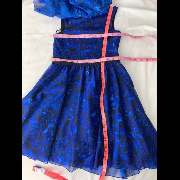 NEW $278‎ Tadashi Shoji Kids McKenzie Floral Chiffon Dress [Girls SZ 6 ] - Picture 8 of 8